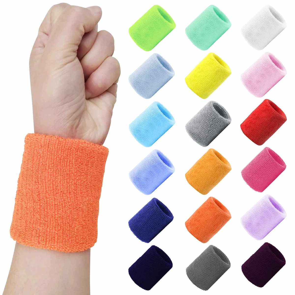 Jacquard Sports Knit Wristbands 1