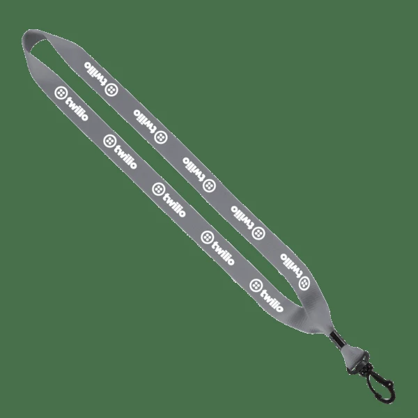 3/4" Polyester Lanyard with Swivel Snap Hook 1