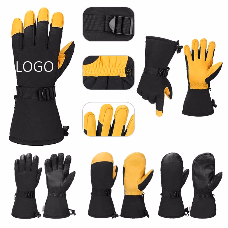 Cowhide Lengthened Labor Protection Gloves
