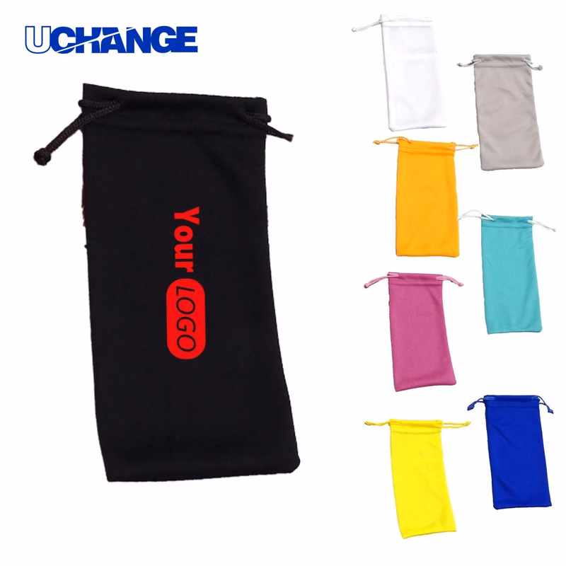 Microfiber Eyeglass Pouch Organizer with Drawstring Closure