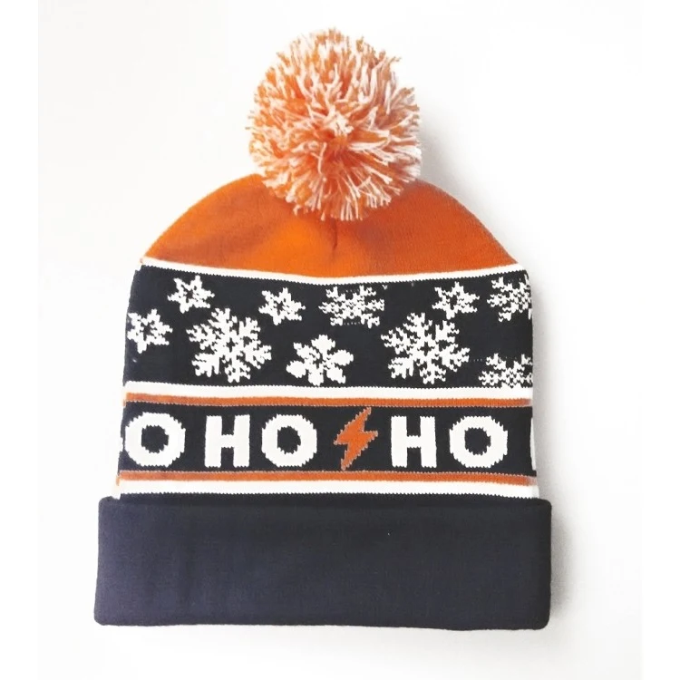 Winter knitted beanie cap 1