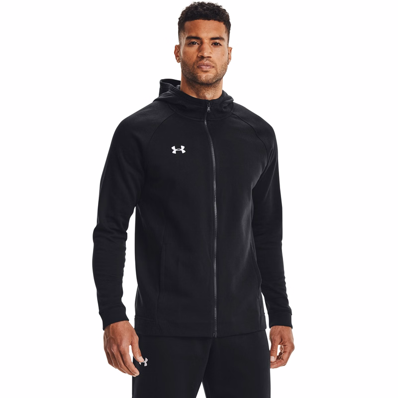 Men's UA Hustle Fleece Full Zip Hoodie
