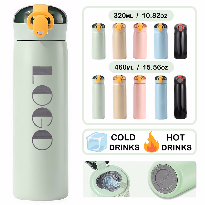 Customizable Packaging Multi-Functional Food-Grade Stainless Steel Colorful Thermos