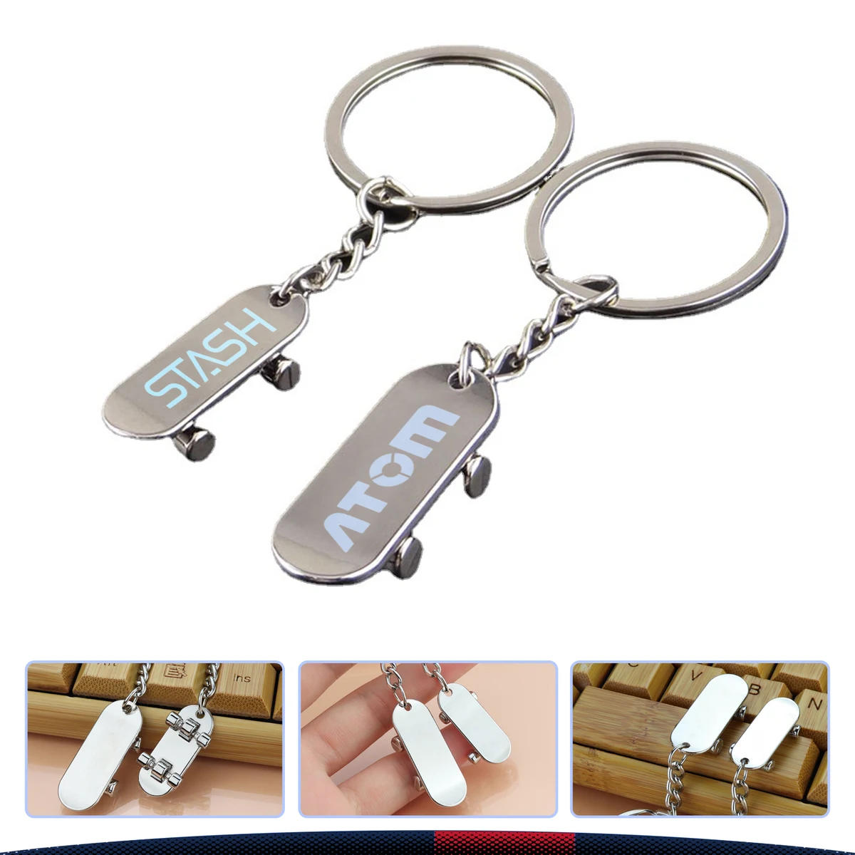 Lovers Scooter Keychain 1