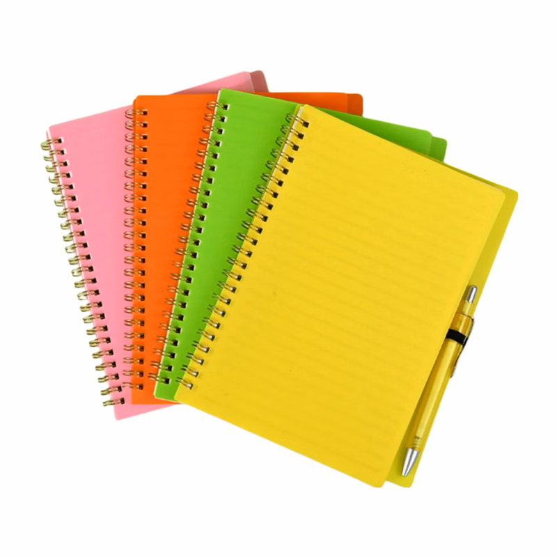 A5 College Spiral Notebook With Pen