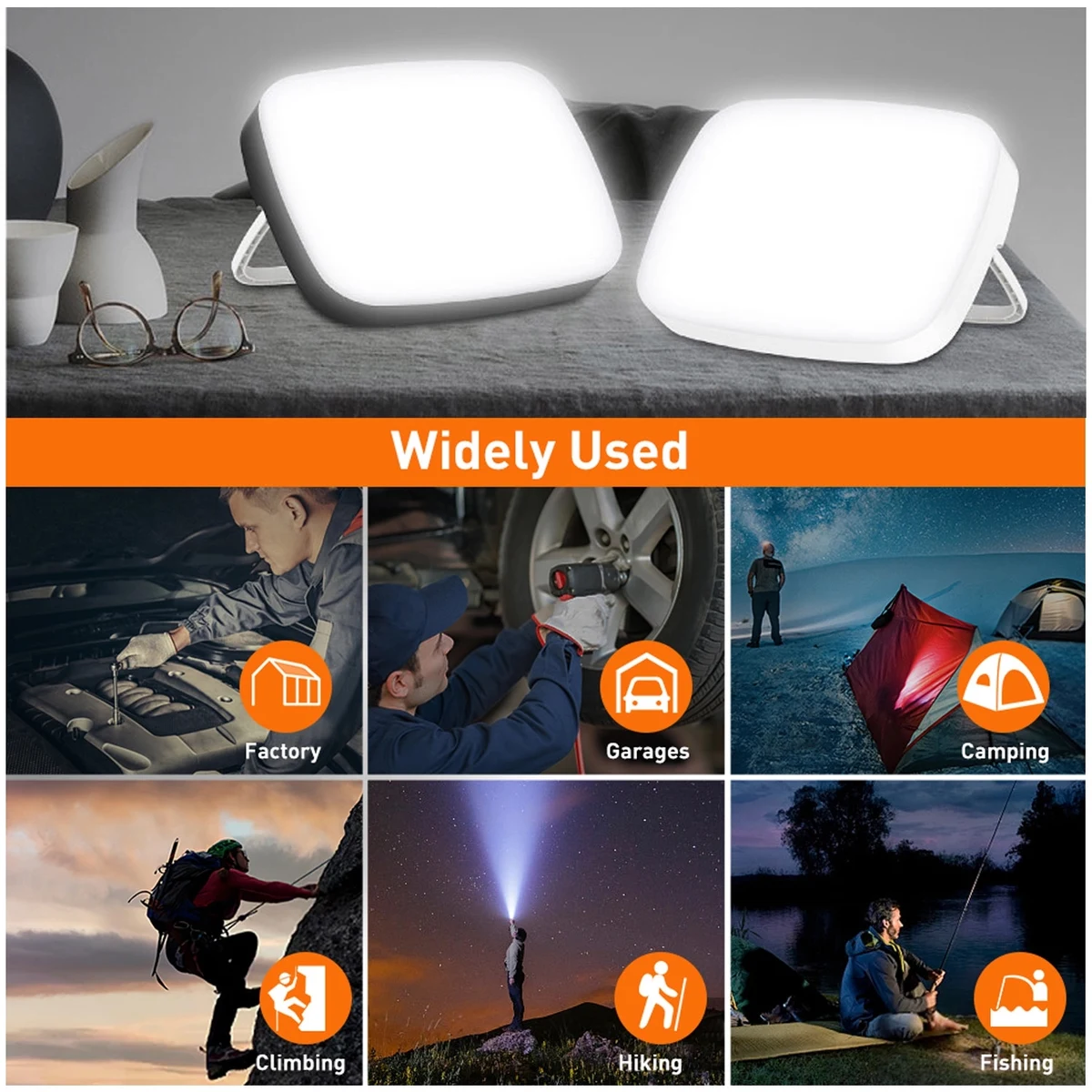 LED Camping Lantern Rechargeable Power Bank-20000mAh 1