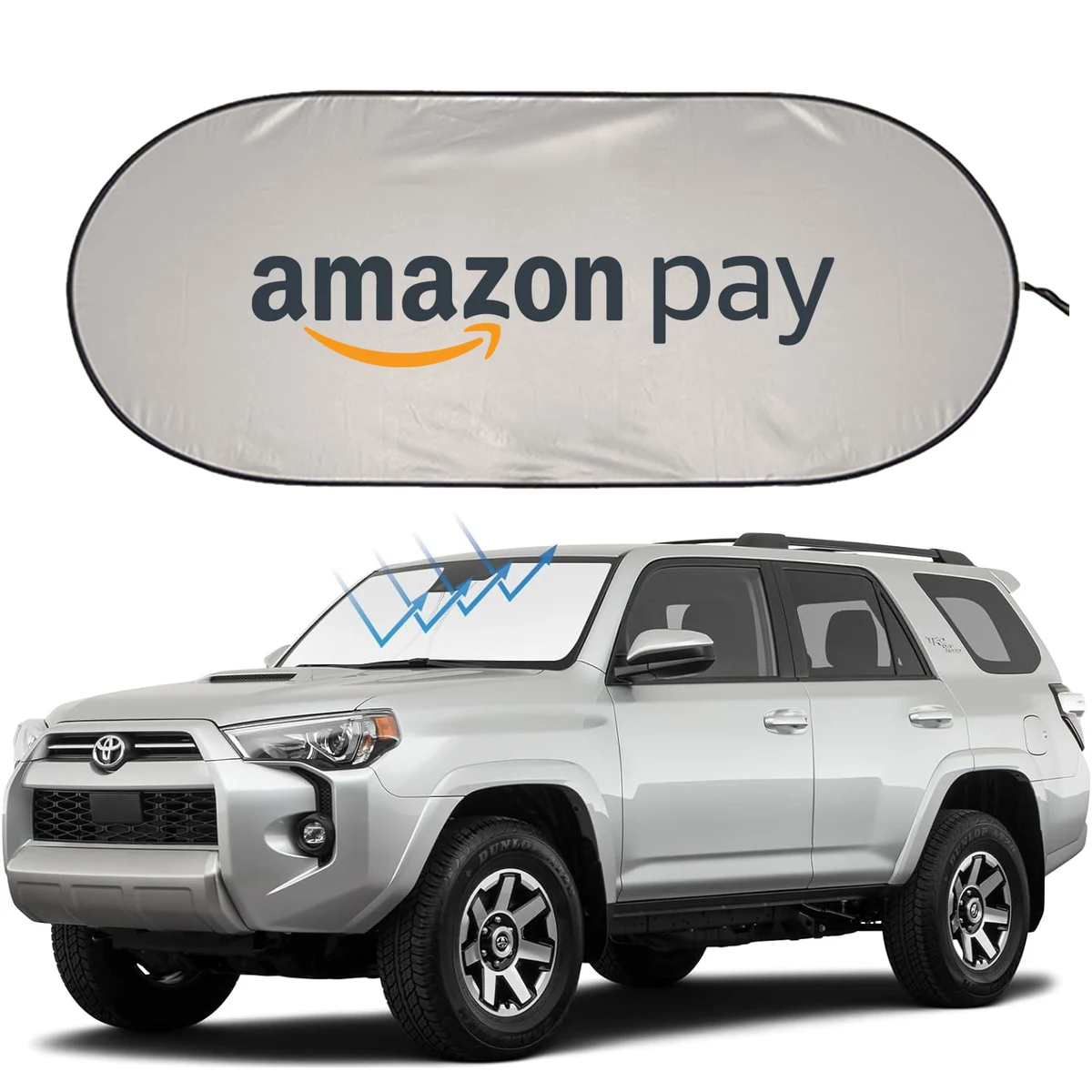 Extra Large Car Windshield Sun Shade For Truck And SUV 1
