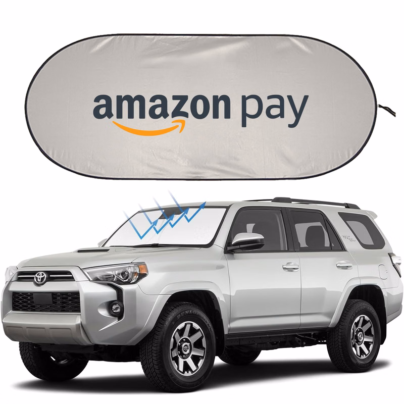 Extra Large Car Windshield Sun Shade For Truck And SUV