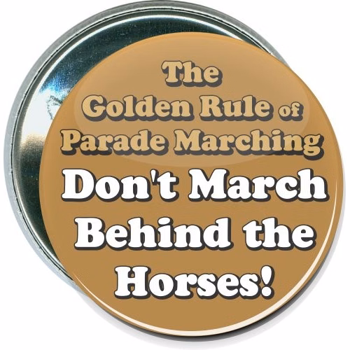 The Golden Rule of Parade Marching, Music Button