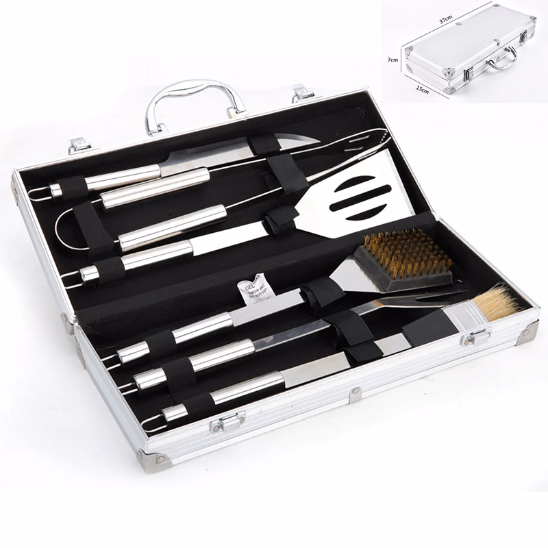 Bbq Stainless Steel Grilling 6 Pcs Set