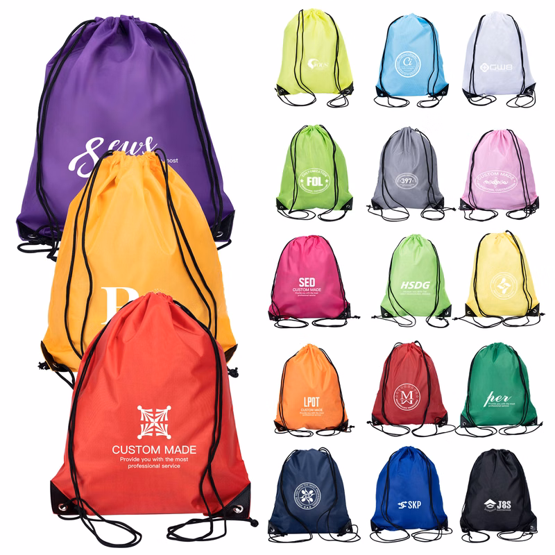 Oxford Drawstring Backpack