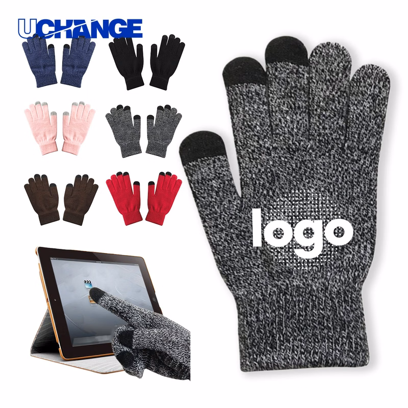 Knitted Touchscreen Thermal Gloves