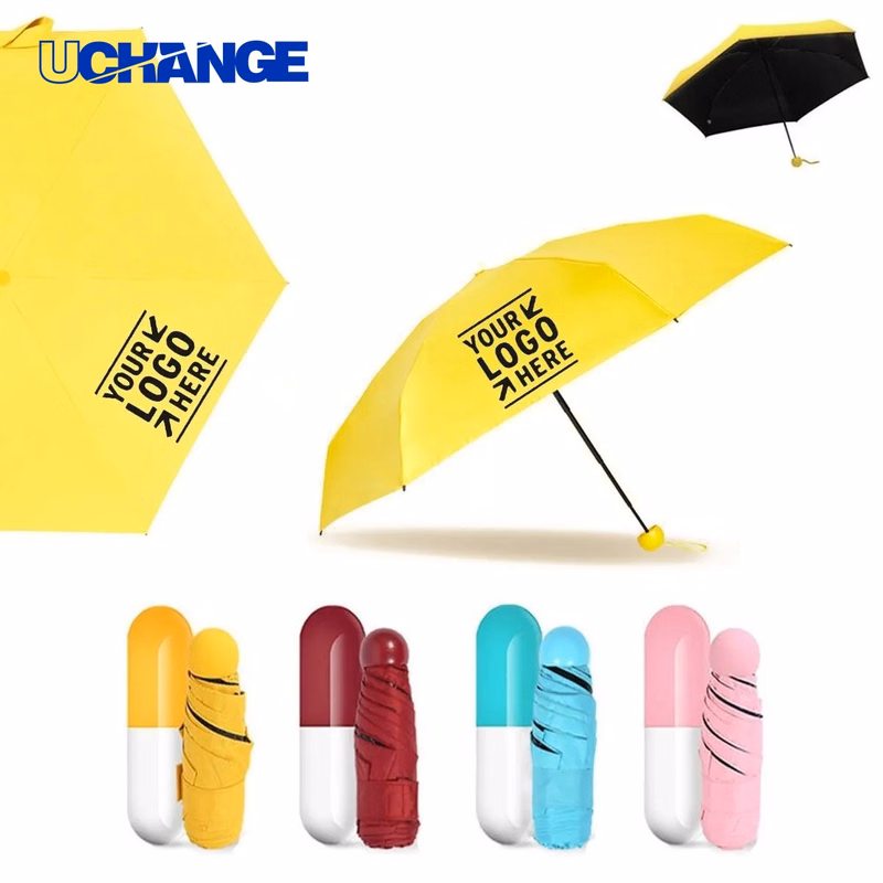 Ultra-Lightweight Umbrella with Capsule Case for Travel
