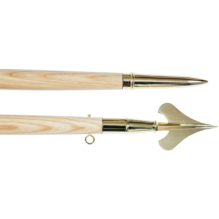 8' Guidon Staff with Gold Spear 1