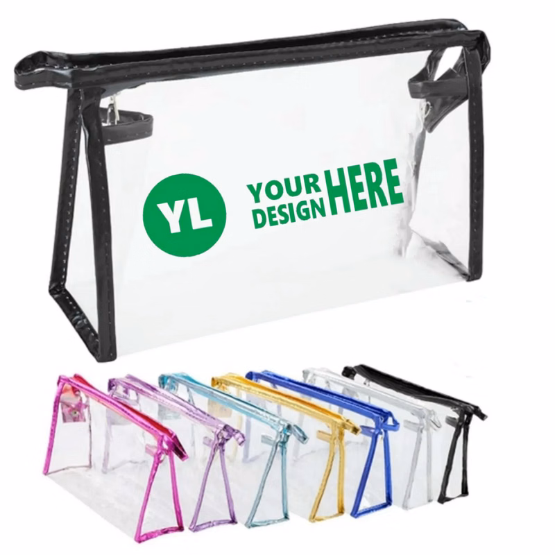 Clear Travel Security Toiletry Pouch MOQ 100
