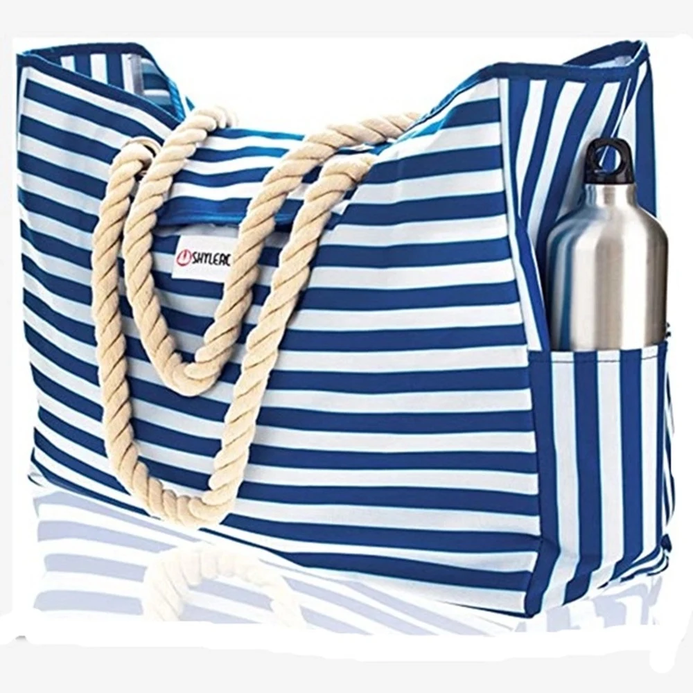 Beach Bag And Pool Bag, custom tote bag with logo imprint 1