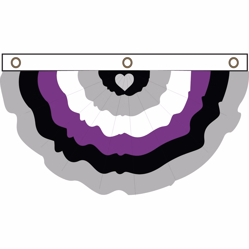 Demiromantic Pleated Full Fan - Design 1