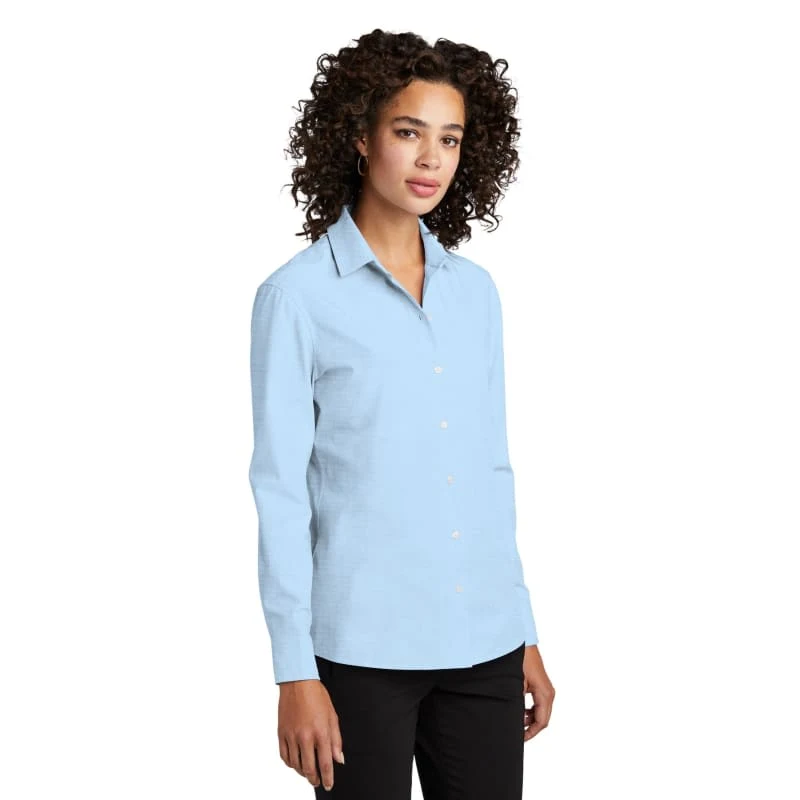 Mercer+Mettle Women's Long Sleeve Stretch Woven Shirt 1