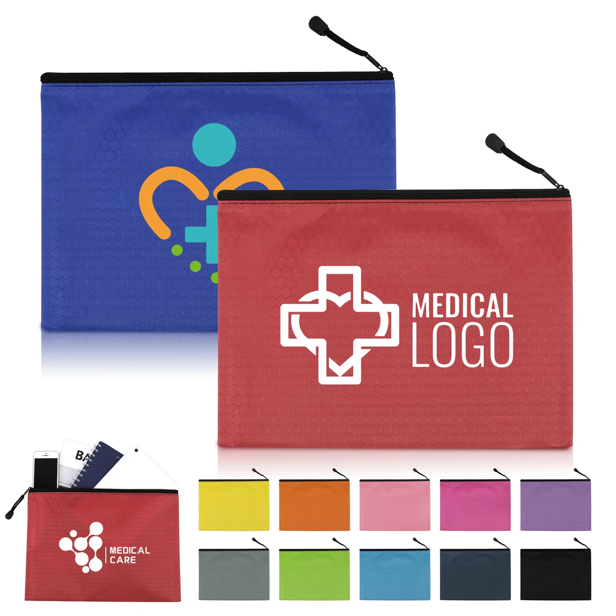 A4 Size Document Holder Zipper Organizer Pouch 1