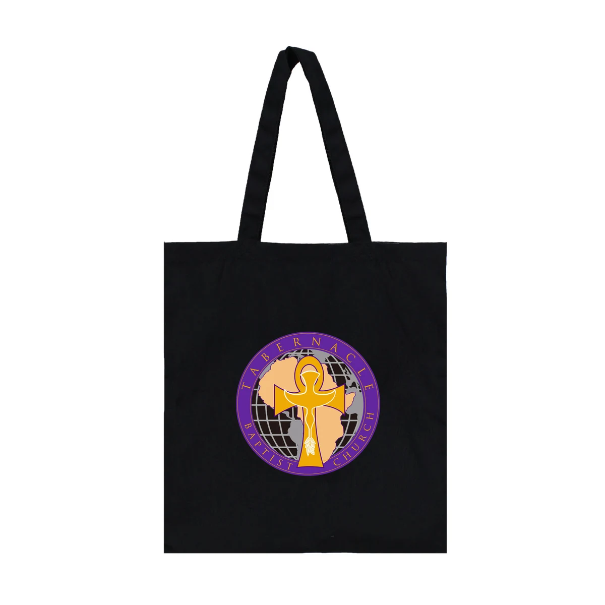 6oz Black Cotton Tote 1