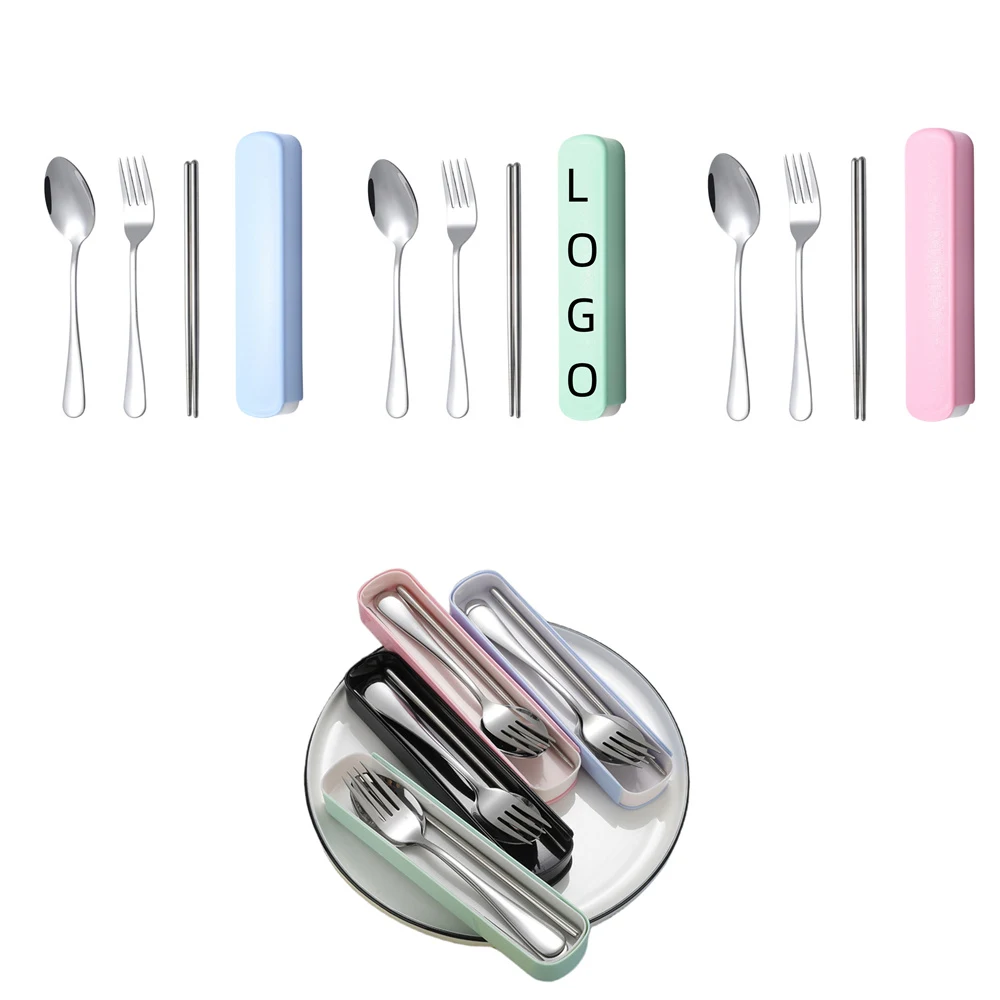 Fork Spoon and Chopstick Tableware Set 1