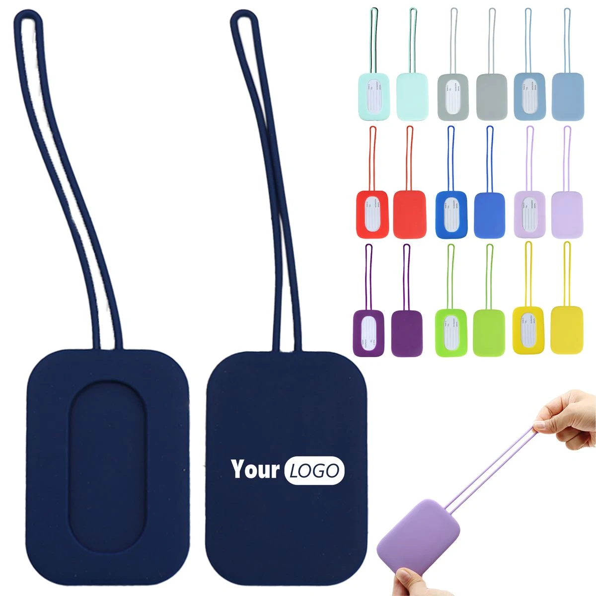 Silicone Airplane Luggage Tag 1