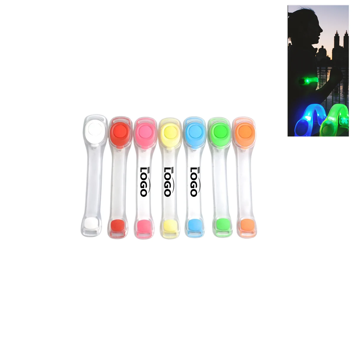 LED Light Up Armband With Your Logo 1