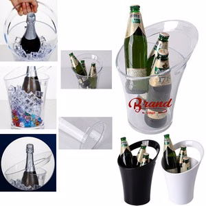 Plastic Ice Buckets With Handle