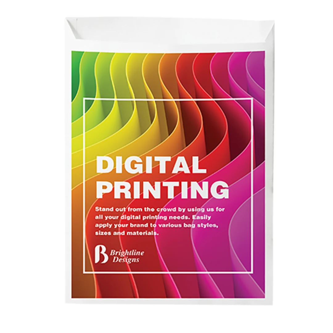 Digital Full Color 2-Sided Merchant Paper Bag (7.5" x 10") 1