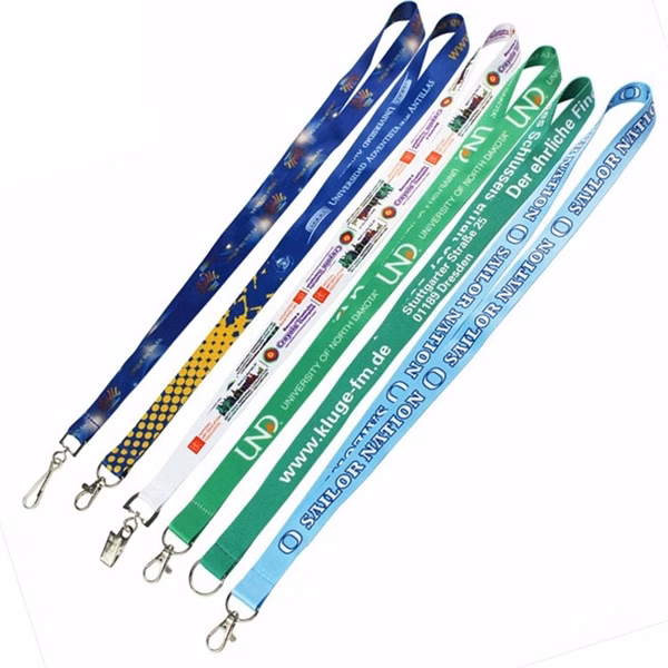Custom Full-Color Dye-Sublimated Polyester Lanyard — Photographic-Print Badge Holder