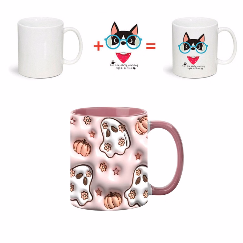 Full Color Printed Custom 2D Coffee Mug