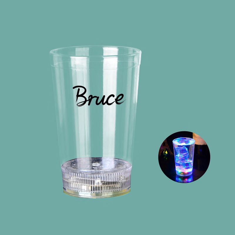 12oz Water Activated LED Light Up Plastic Beer Cup