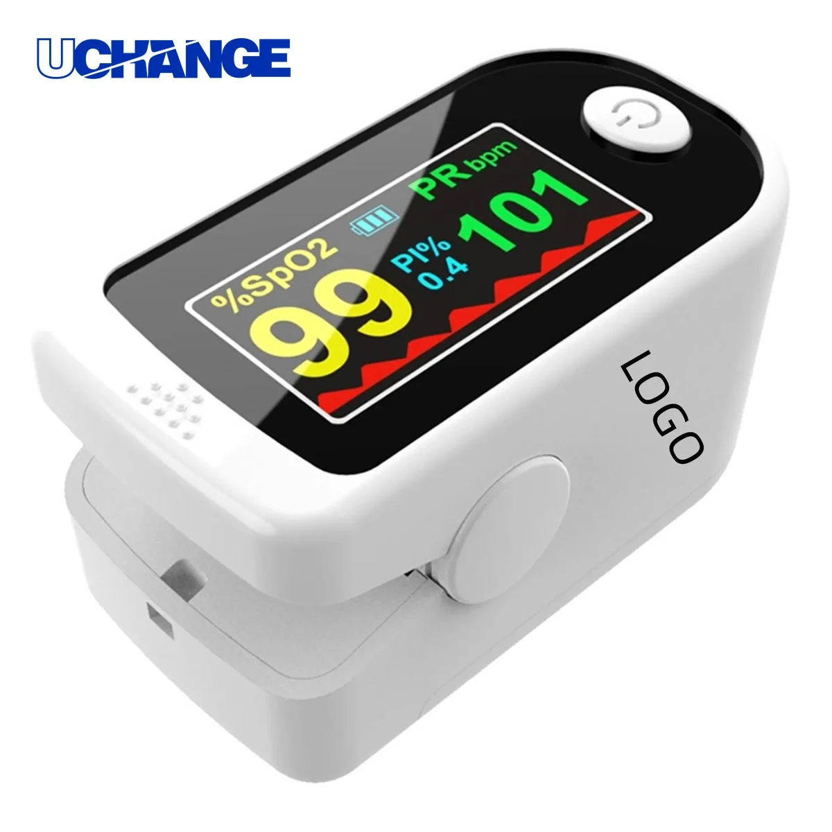 Finger-Press Blood Oxygen Saturation Oximeter Monitor 1