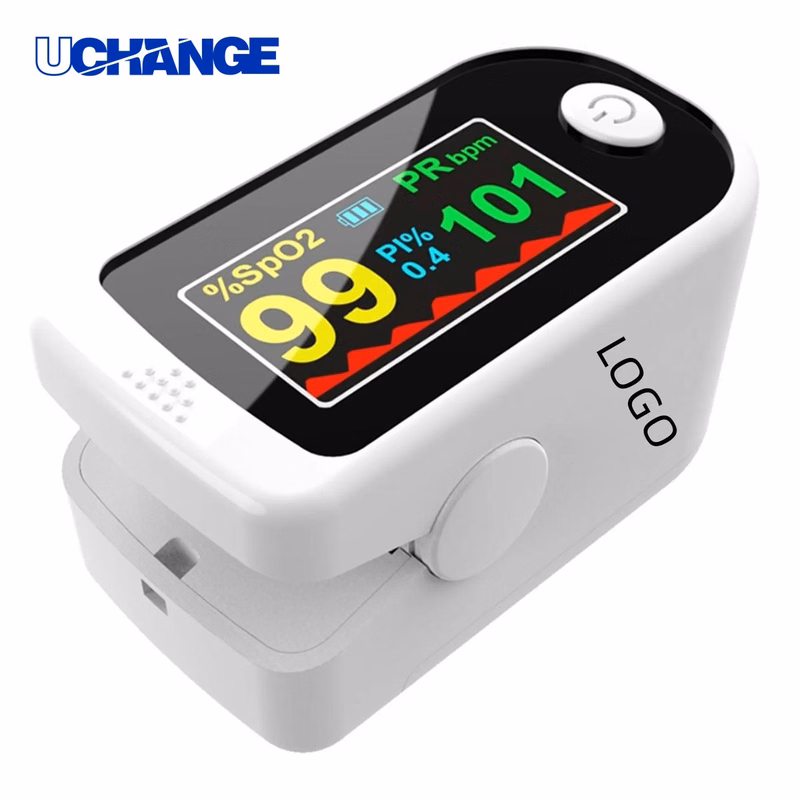 Finger-Press Blood Oxygen Saturation Oximeter Monitor