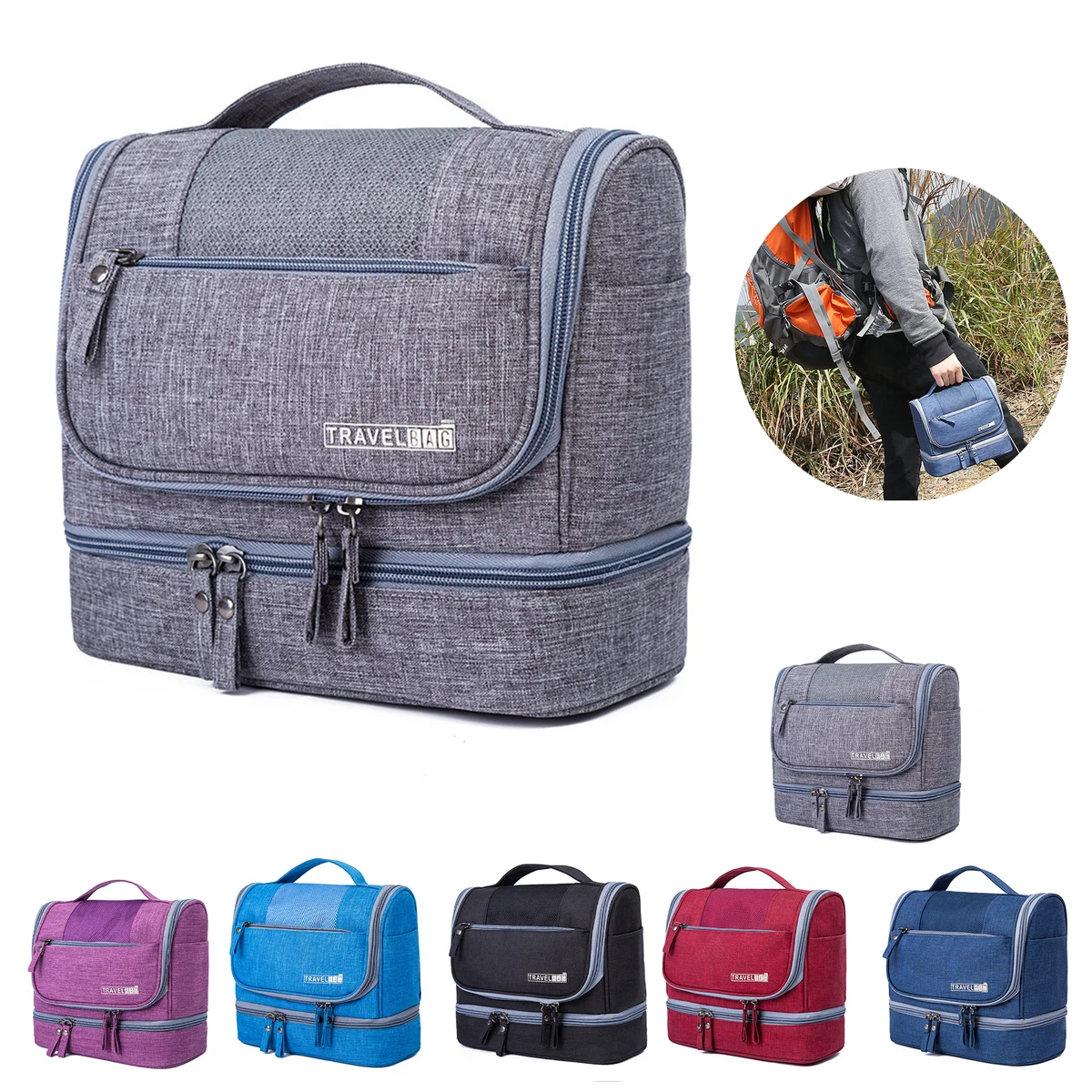 Water-resistant Comestic Bag 1