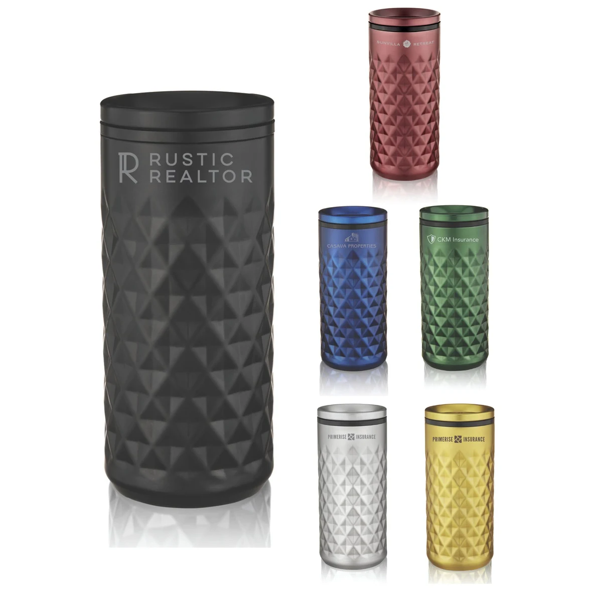 Viski® Paragon Stainless Steel Highball Tumbler 1