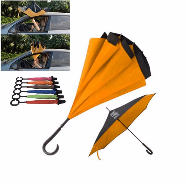 The Inversa Inverted Umbrella - Auto-Open, Reverse Closing