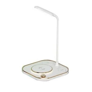 4 In 1 15W Wireless Charger With LED Desk Lamp 1