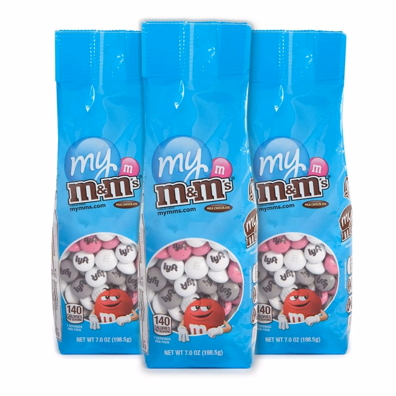 7 oz. Personalized M&M'S® Bags - Set of Three