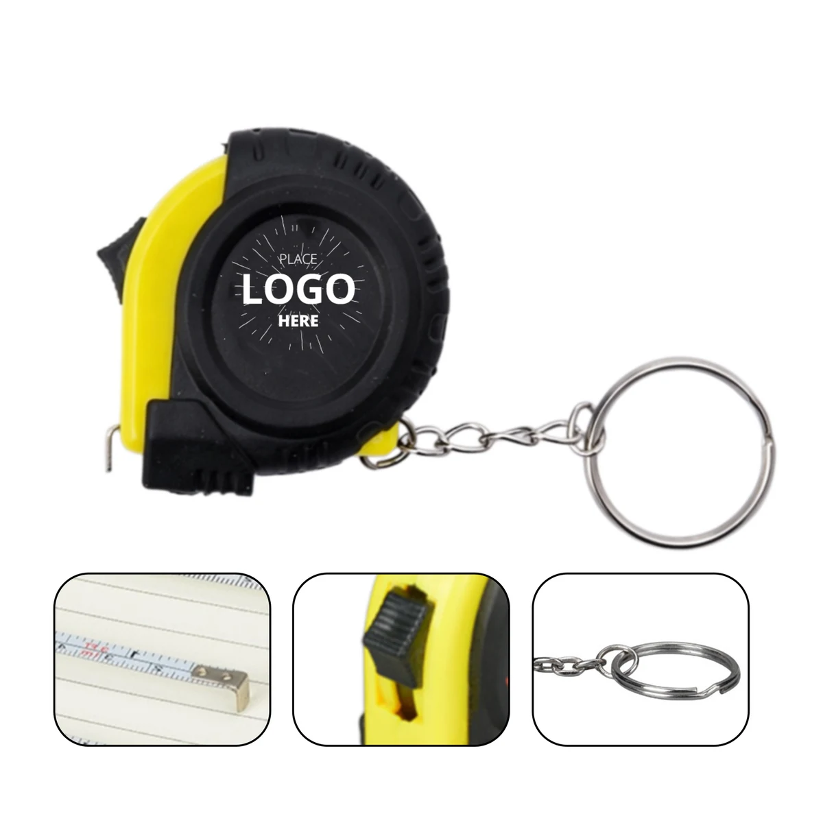 Mini Retractable Tape Measure With Keychain 1