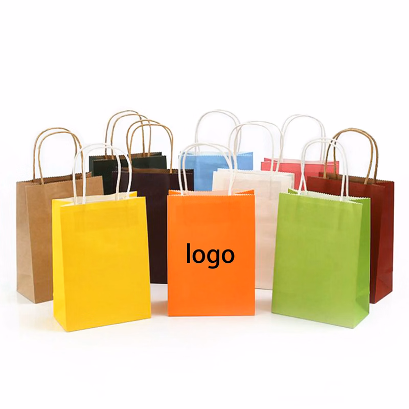 Kraft Paper Bags W Handles 17 Different Senior Color