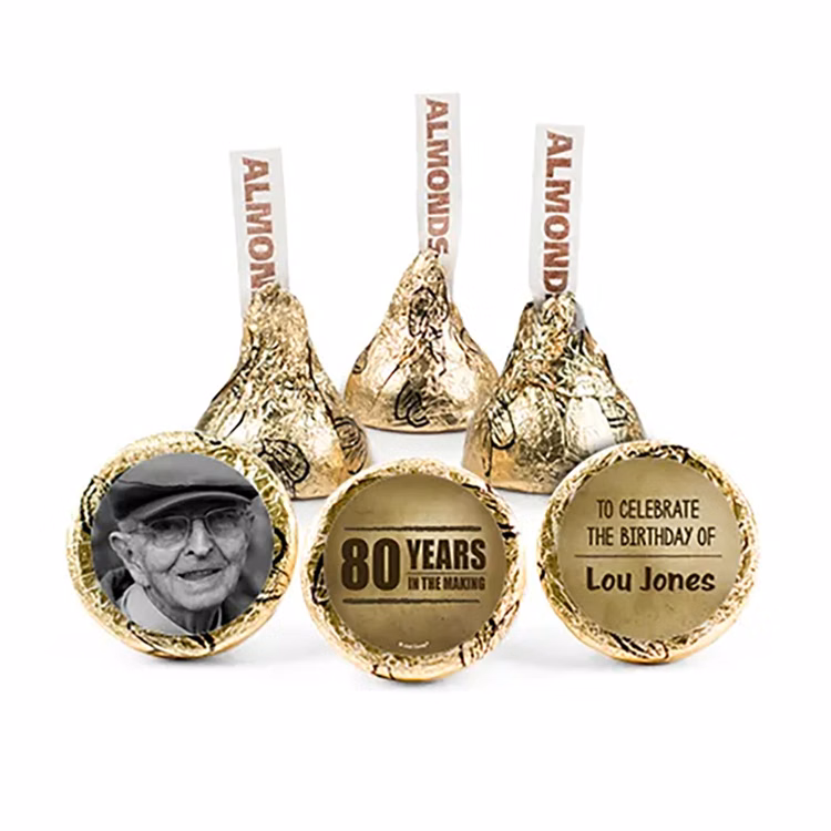 Birthday Photo Design - Hershey's Kisses w/ Full Color Label