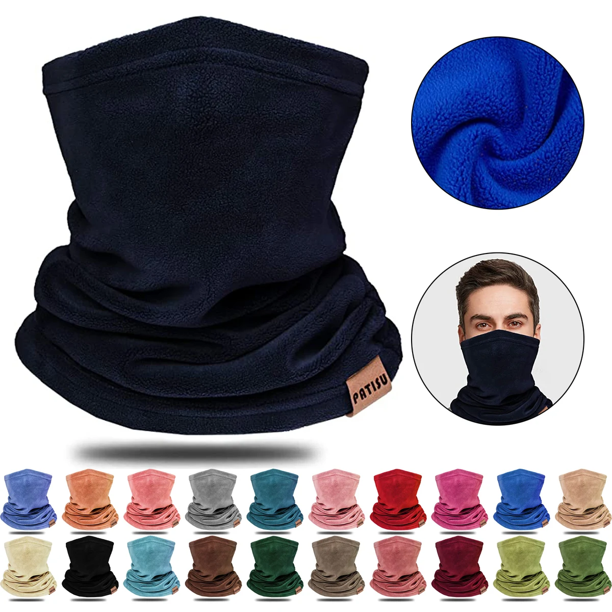 Winter Neck Warmer Gaiter Cover 1