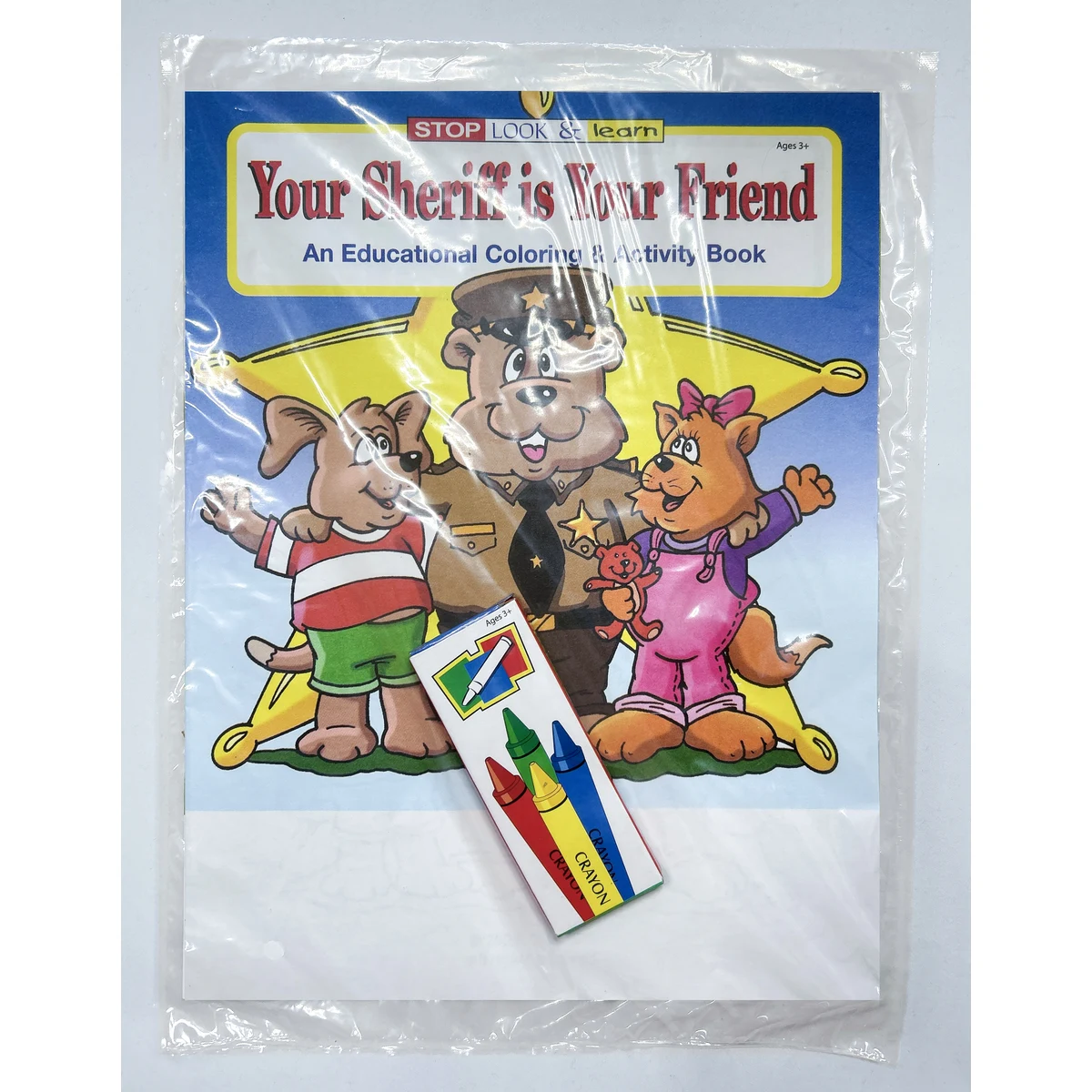 COLORING SET - Your Sheriff is Your Friend Coloring Book Fun Pack 1