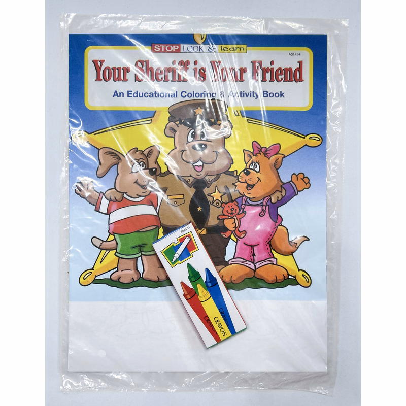 COLORING SET - Your Sheriff is Your Friend Coloring Book Fun Pack