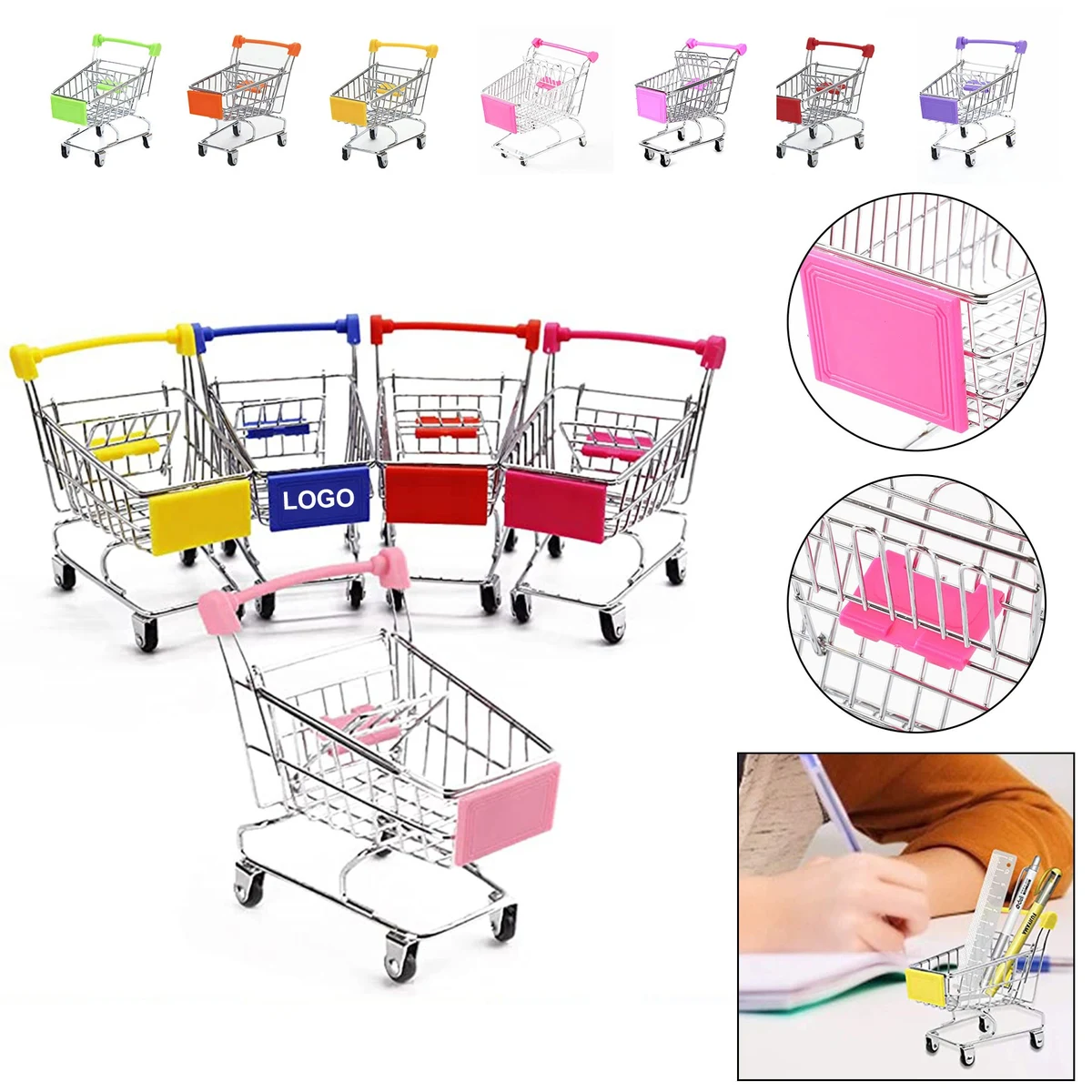 Mini Shopping Cart Desk Toy 1