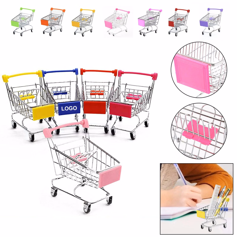 Mini Shopping Cart Desk Toy
