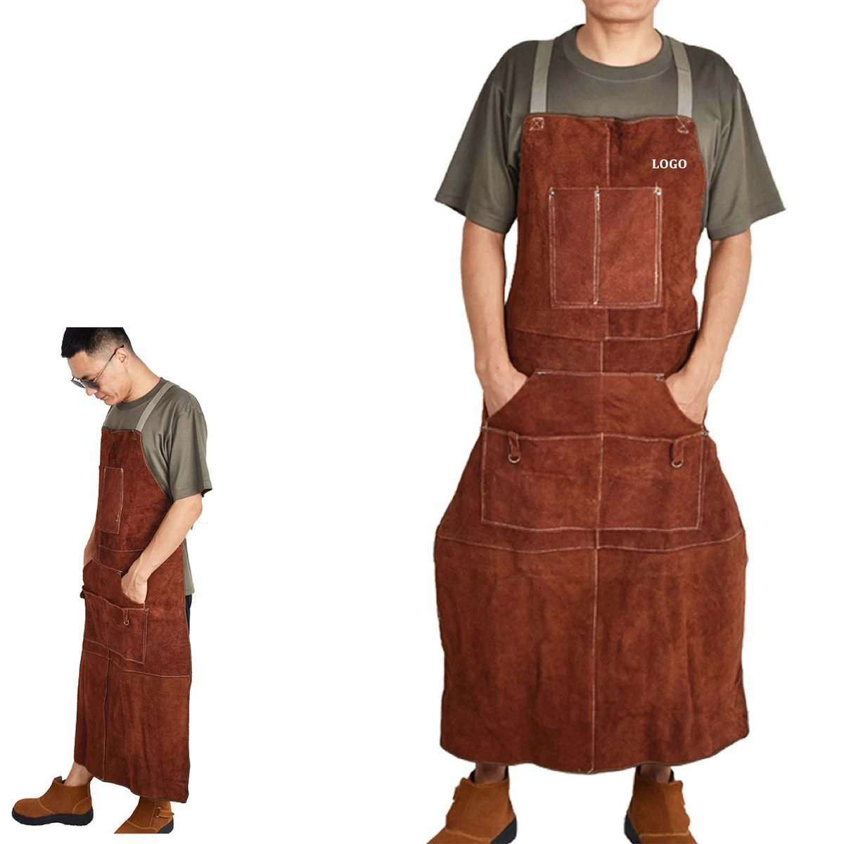 Ultimate Protection High Duty Cowhide Welding Apron 1