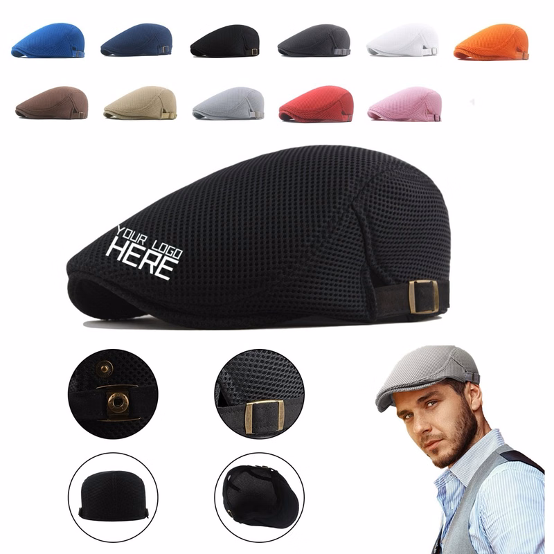 Mesh Newsboy Cap