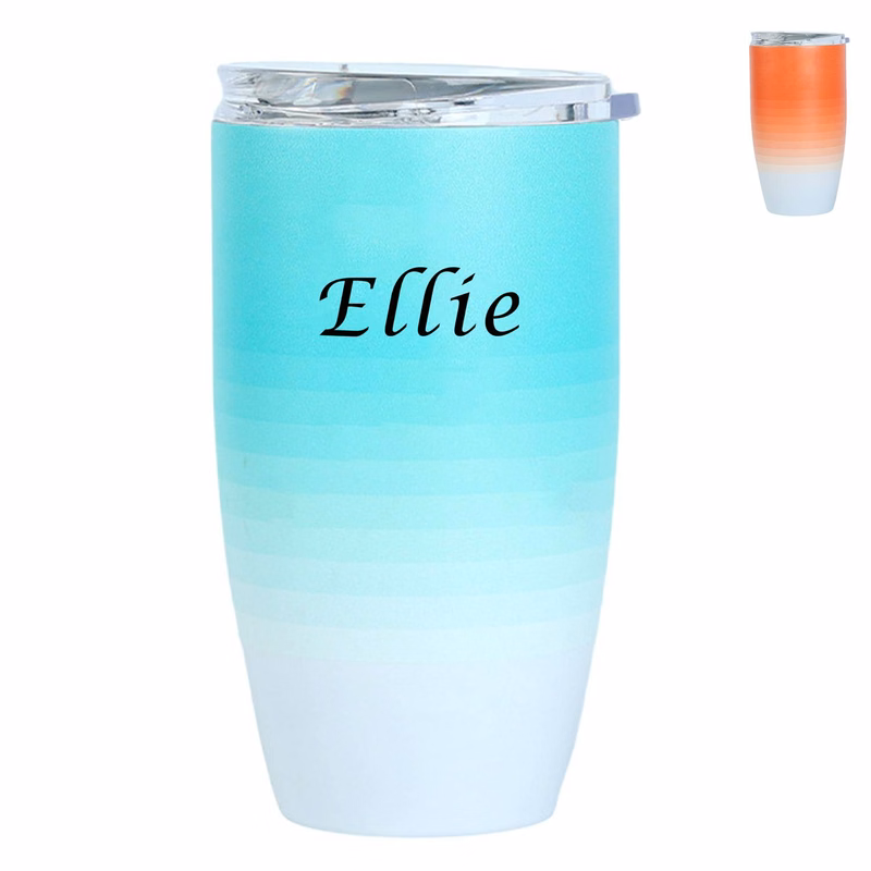 16.1 oz Gradient Color Travel Mug with Lid